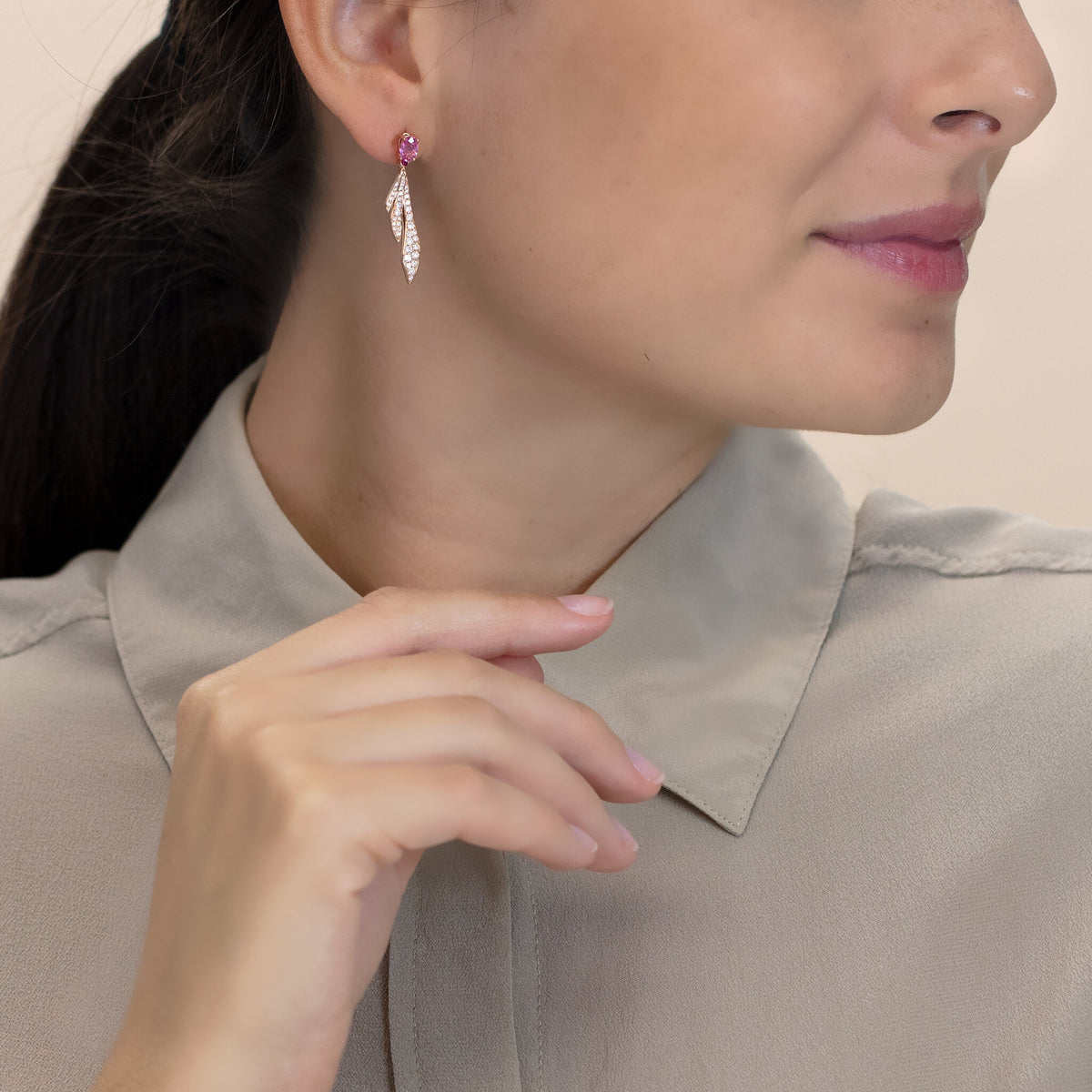 Earstuds RG 750, SAF pink – 2012476