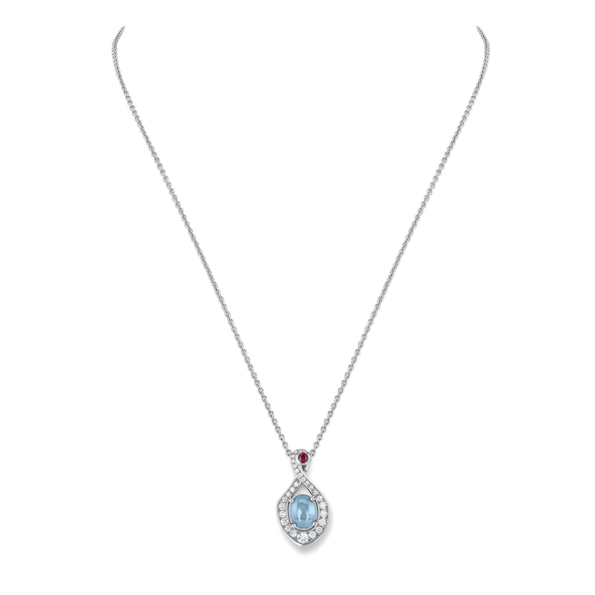 Necklace WG 750, AQU – 2012890