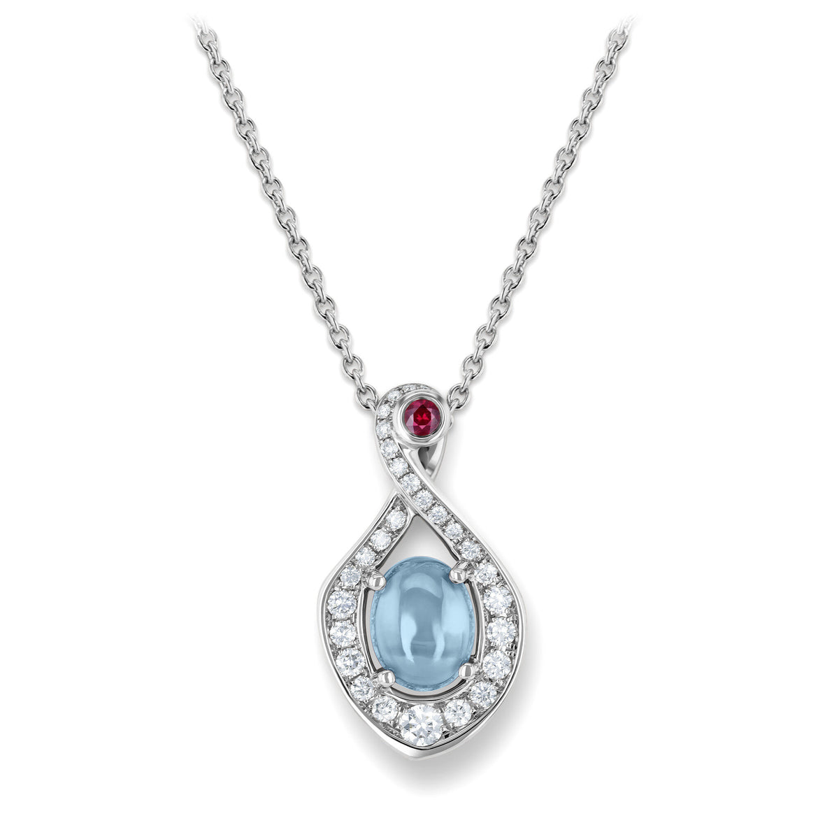 Necklace WG 750, AQU – 2012890