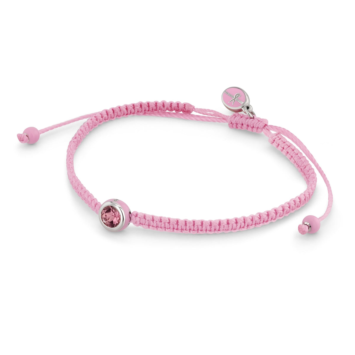 Bracelet with pink tourmaline