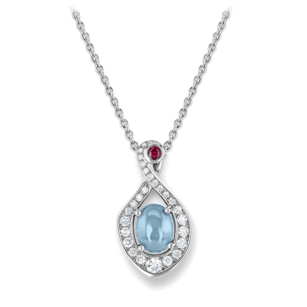 Necklace WG 750, AQU – 2012890