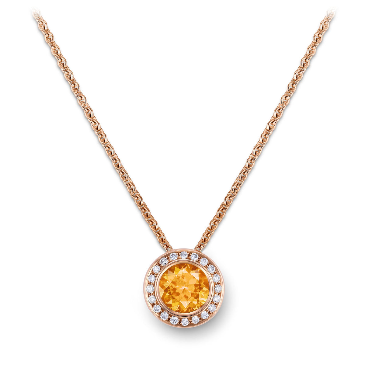 Necklace RG 750, Mand garnet, 6 mm, 42 – 2012142
