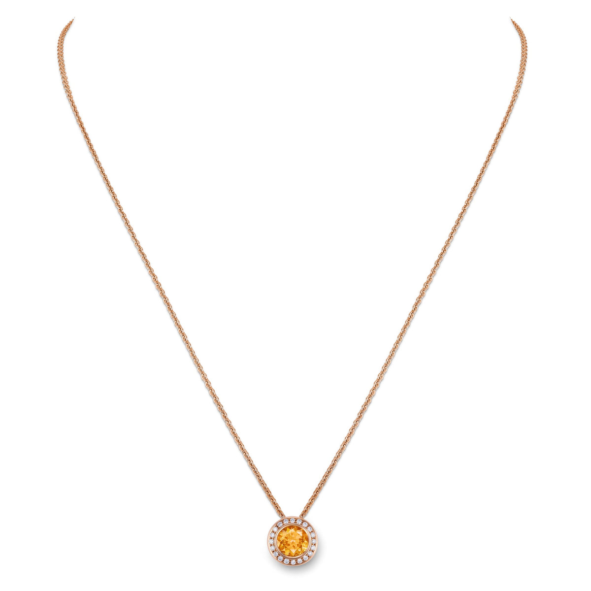 Necklace RG 750, Mand garnet, 6 mm, 42 – 2012142