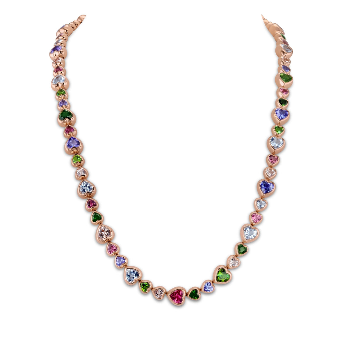 Collier RG 750, Hearts, 38 cm – 42G-1380*MULTI*38