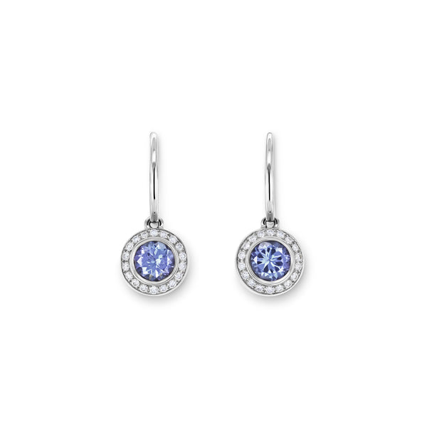 Drop earrings WG 750, TAN, 5 mm – 2012170