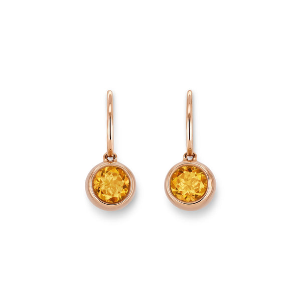 Drop earrings RG 750, Mand. garnet, 6 mm – 2012055