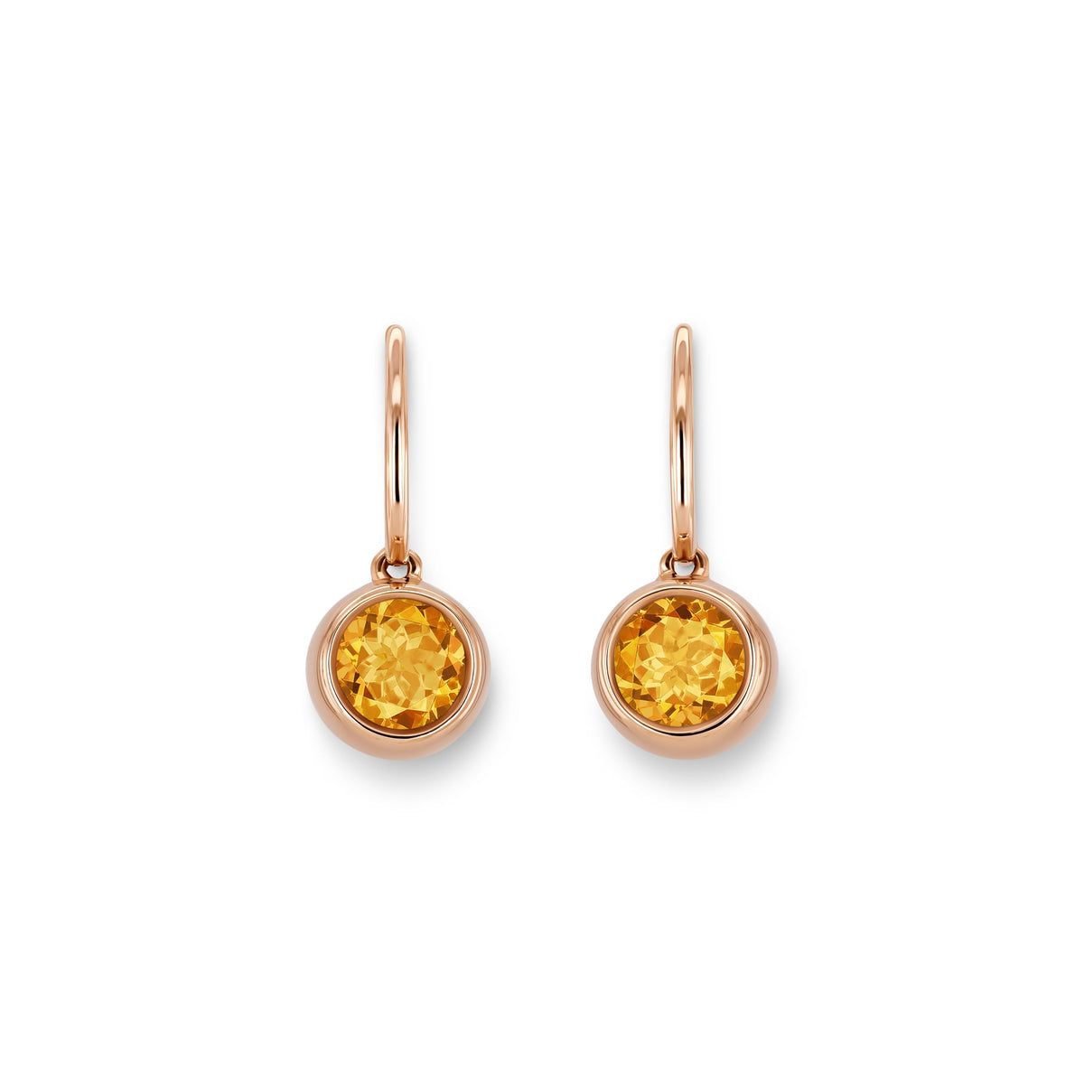 Drop earrings RG 750, Mand. garnet, 6 mm – 2012055