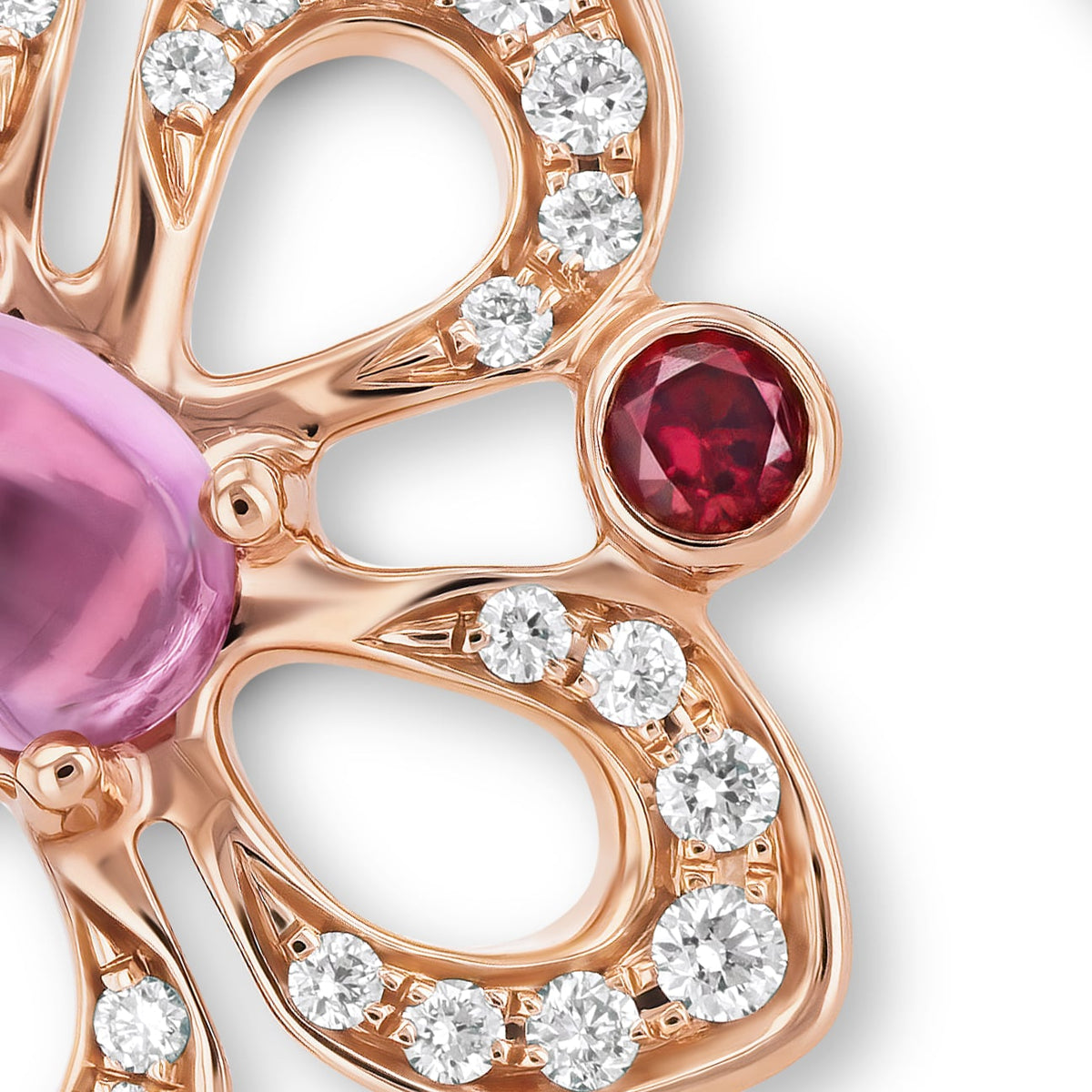 Earrings RG 750, SAF pink, M – 2012603