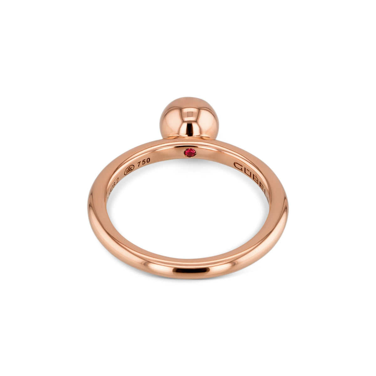 Ring RG 750, Mandarin garnet, 5 mm, 11 – 2012064