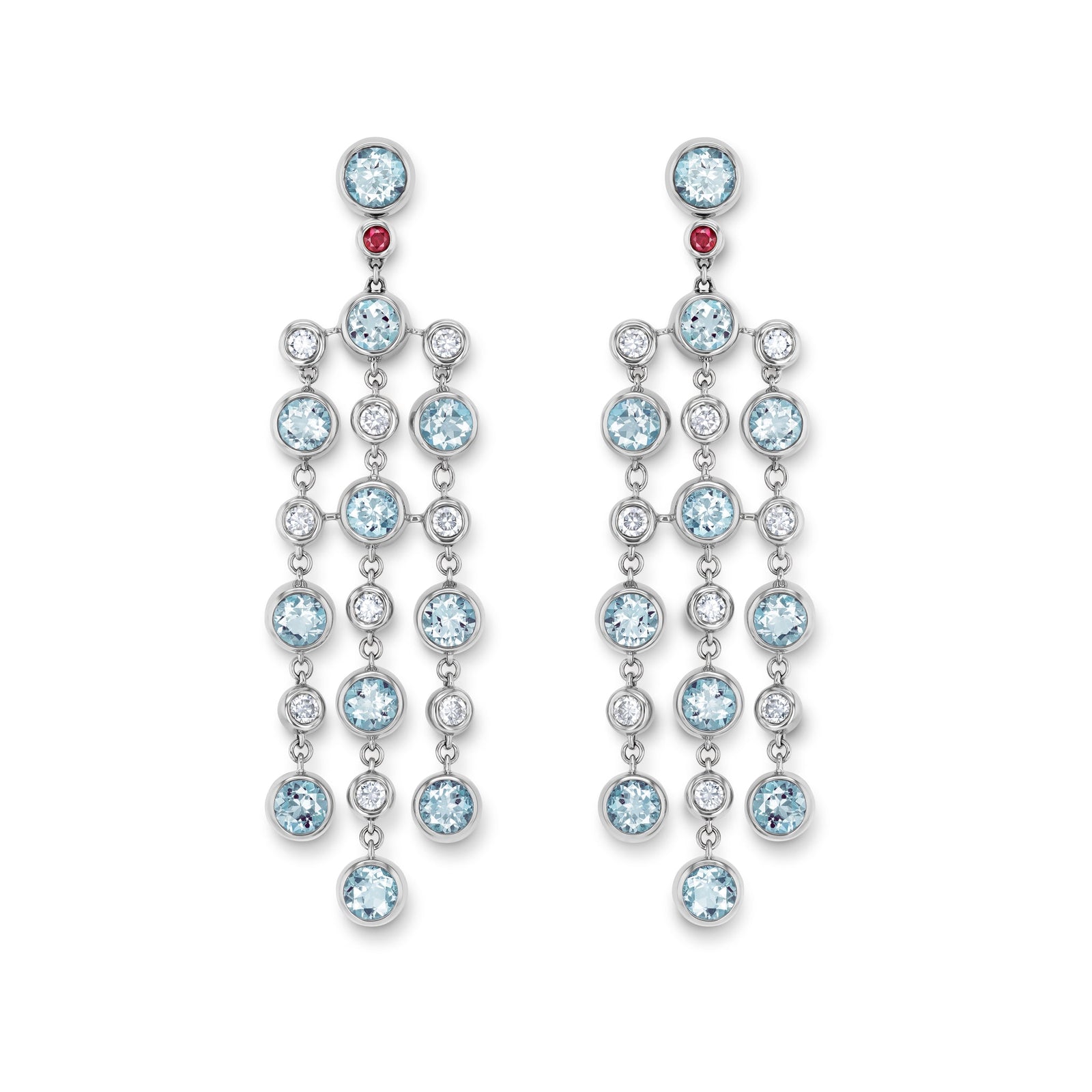 Drop earring-elements WG 750, AQU, 4.3 m – 2012443