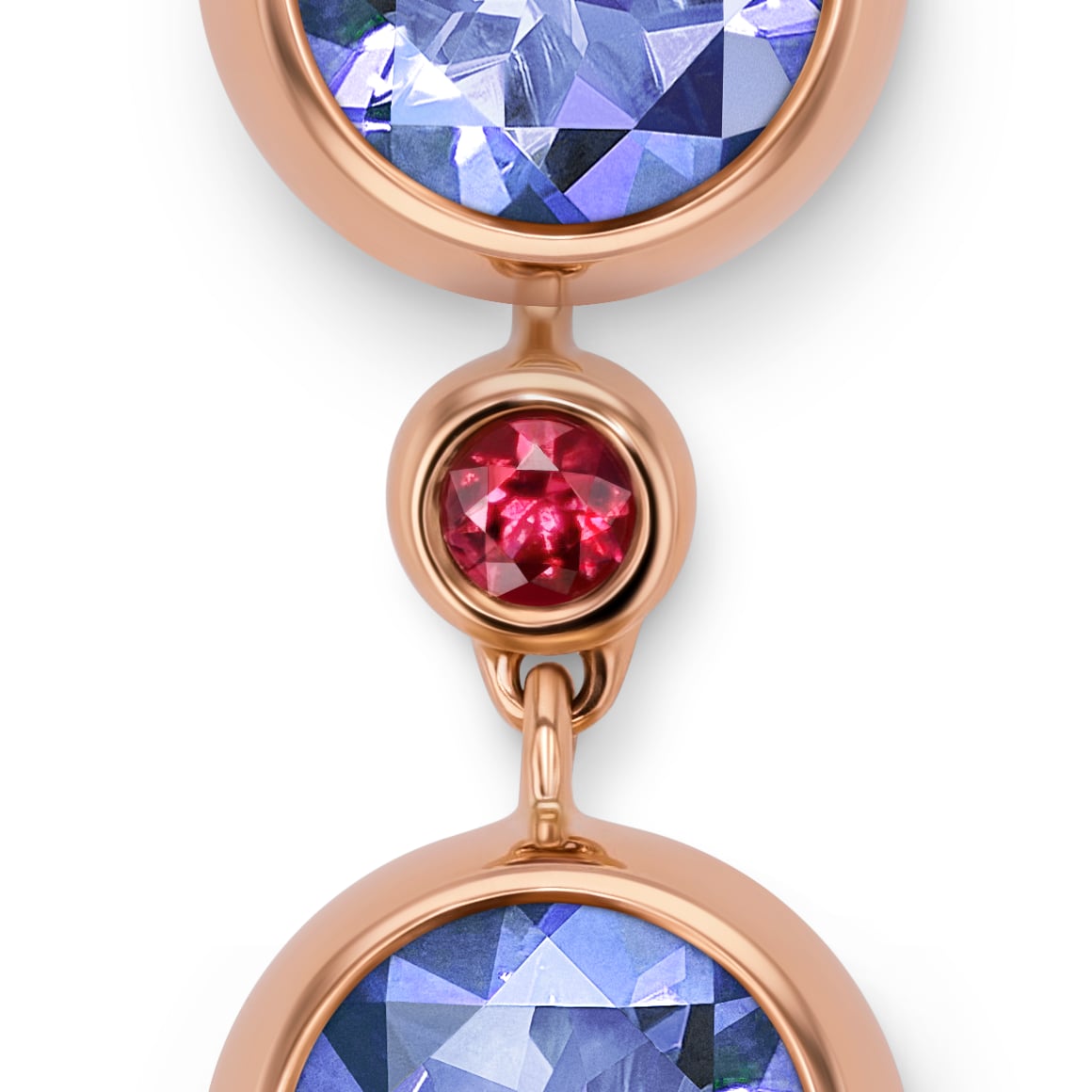 Drop earring-elements RG 750, TAN, 6 mm – 2012412