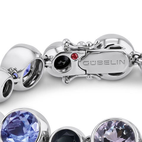 Bracelet with various gemstones