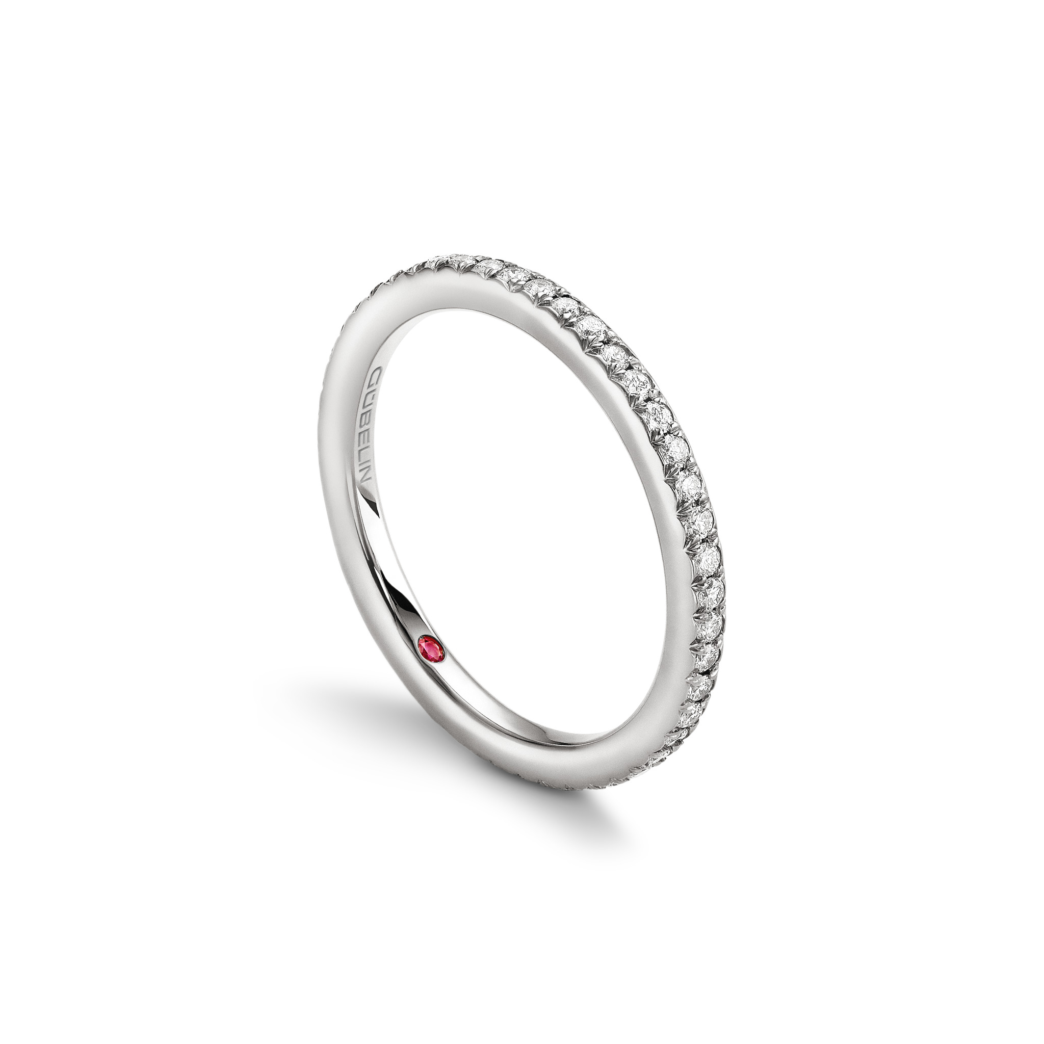 Eternity ring with diamonds