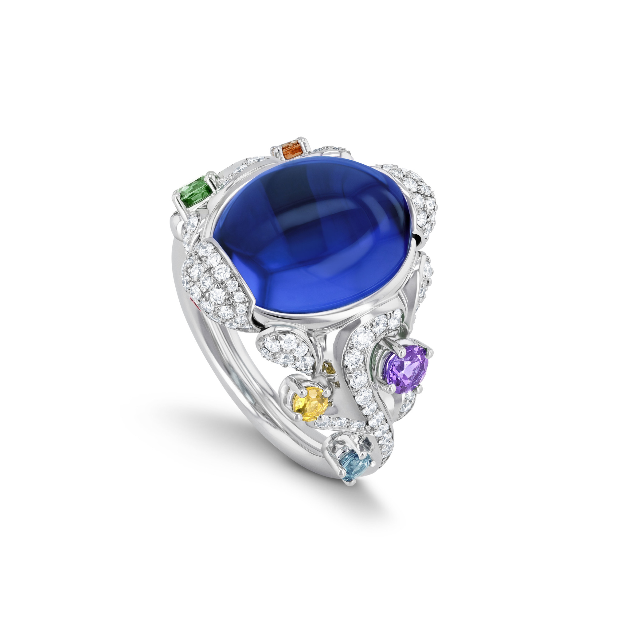 Ring with tanzanite